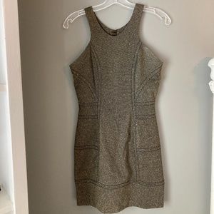 BCBG Cocktail Dress Black and Gold